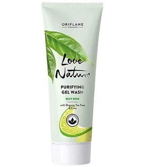 Oriflame Sweden Purifying Gel Wash with Organic Tea Tree & Lime for oily skin